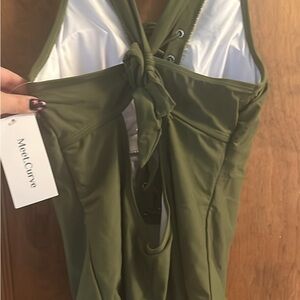 Brand New! Hunter Green One-Piece Swimsuit